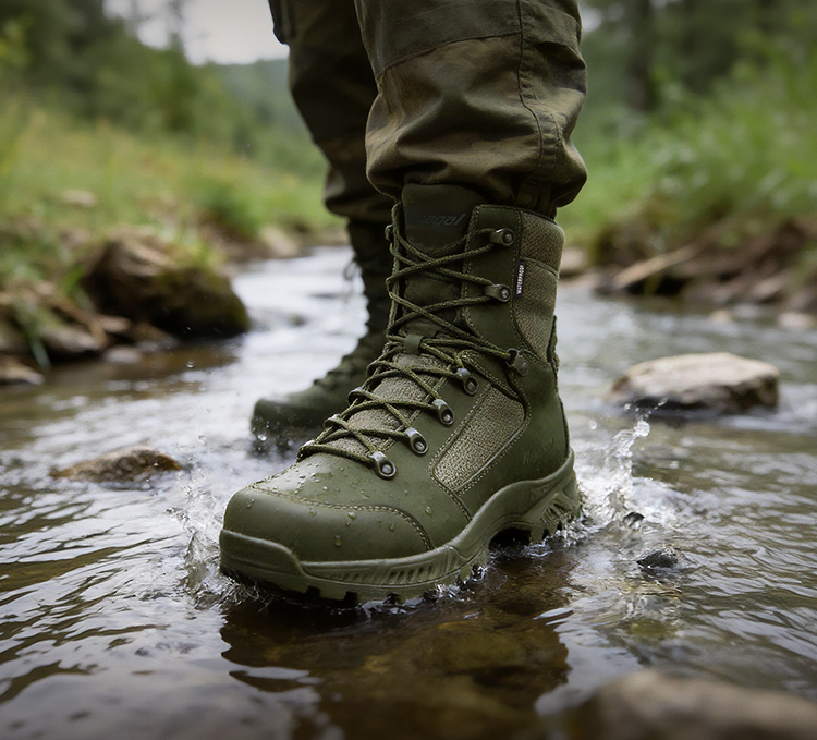 Puncture-Proof Waterproof Combat Boots